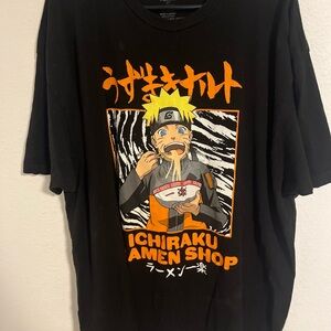 Naruto Ichiraku Ramen Black T-Shirt